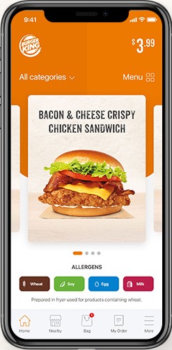 Omnifood app on iPhone